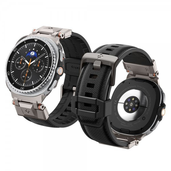 Spigen Samsung Galaxy Watch 8 40/44mm/Classic 46mm Armbånd DuraPro Armor Svart
