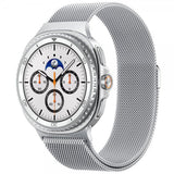 Spigen Samsung Galaxy Watch 8 40/44mm/Classic 46mm Armbånd Metal Fit Sølv
