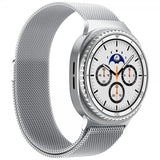 Spigen Samsung Galaxy Watch 8 40/44mm/Classic 46mm Armbånd Metal Fit Sølv