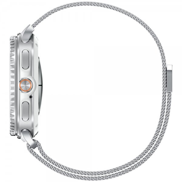 Spigen Samsung Galaxy Watch 8 40/44mm/Classic 46mm Armbånd Metal Fit Sølv