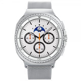 Spigen Samsung Galaxy Watch 8 40/44mm/Classic 46mm Armbånd Metal Fit Sølv