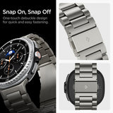 Spigen Samsung Galaxy Watch 8 40/44mm/Classic 46mm Armbånd Modern Fit Titanium Natural Titanium