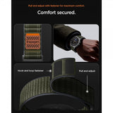 Spigen Samsung Galaxy Watch 8 40/44mm/Classic 46mm Armbånd WBF0 Grønn