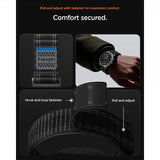 Spigen Samsung Galaxy Watch 8 40/44mm/Classic 46mm Armbånd WBF0 Svart