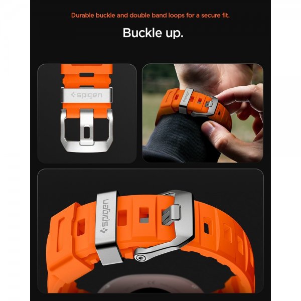 Spigen Samsung Galaxy Watch 8 40/44mm/Classic 46mm Armbånd WBS2 Oransje