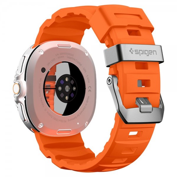 Spigen Samsung Galaxy Watch 8 40/44mm/Classic 46mm Armbånd WBS2 Oransje