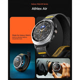 Spigen Samsung Galaxy Watch 8 40/44mm/Classic 46mm Armbånd Athlex Air Active Black