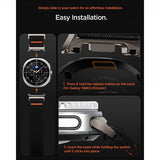 Spigen Samsung Galaxy Watch 8 40/44mm/Classic 46mm Armbånd DuraPro Flex Svart