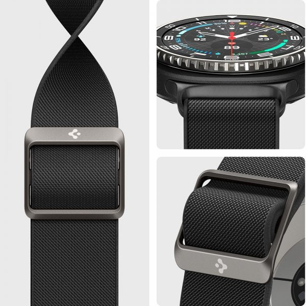 Spigen Samsung Galaxy Watch 8 40/44mm/Classic 46mm Armbånd Lite Fit Svart