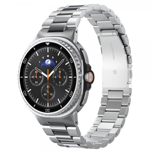 Spigen Samsung Galaxy Watch 8 40/44mm/Classic 46mm Armbånd Modern Fit Sølv
