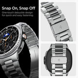 Spigen Samsung Galaxy Watch 8 40/44mm/Classic 46mm Armbånd Modern Fit Sølv