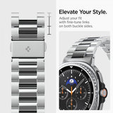 Spigen Samsung Galaxy Watch 8 40/44mm/Classic 46mm Armbånd Modern Fit Sølv