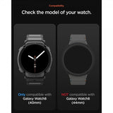 Spigen Samsung Galaxy Watch 8 40mm Armbånd og Deksel Rugged Armor Pro Matte Black