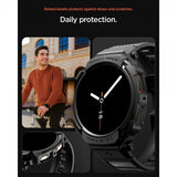Spigen Samsung Galaxy Watch 8 40mm Armbånd og Deksel Rugged Armor Pro Matte Black