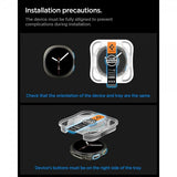 Spigen Samsung Galaxy Watch 8 44mm Skjermbeskytter GLAS.tR EZ Fit 2-pakning