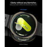 Spigen Samsung Galaxy Watch 8 44mm Skjermbeskytter GLAS.tR EZ Fit 2-pakning