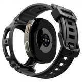 Spigen Samsung Galaxy Watch 8 44mm Armbånd og Deksel Rugged Armor Pro Matte Black