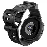 Spigen Samsung Galaxy Watch 8 44mm Armbånd og Deksel Rugged Armor Pro Matte Black