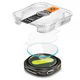 Spigen Samsung Galaxy Watch 8 40mm Skjermbeskytter GLAS.tR EZ Fit 2-pakning