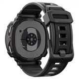 Spigen Samsung Galaxy Watch 8 Classic 46mm Armbånd og Deksel Rugged Armor Pro Matte Black