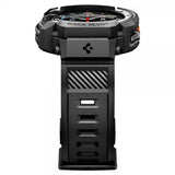 Spigen Samsung Galaxy Watch 8 Classic 46mm Armbånd og Deksel Rugged Armor Pro Matte Black