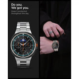 Spigen Samsung Galaxy Watch 8 Classic 46mm Skjermbeskytter GLAS.tR EZ Fit 2-pakning