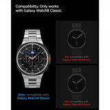 Spigen Samsung Galaxy Watch 8 Classic 46mm Skjermbeskytter GLAS.tR EZ Fit 2-pakning