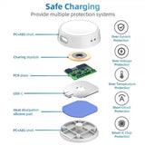 Samsung Galaxy Watch Lader Portabel Magnetisk Hvit