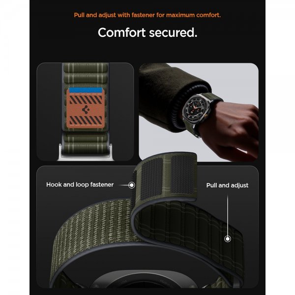 Spigen Samsung Galaxy Watch Ultra 47mm Armbånd WBF0 Grønn