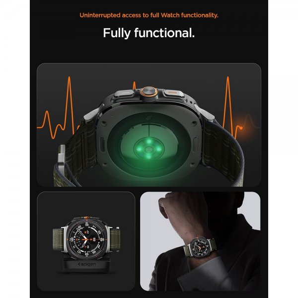 Spigen Samsung Galaxy Watch Ultra 47mm Armbånd WBF0 Grønn