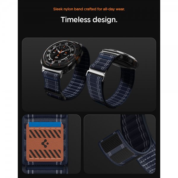 Spigen Samsung Galaxy Watch Ultra 47mm Armbånd WBF0 Navy