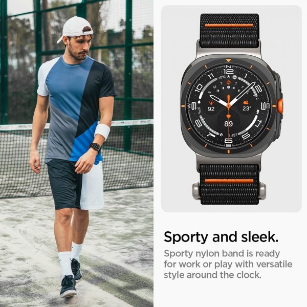 Spigen Samsung Galaxy Watch Ultra Armbånd DuraPro Flex Svart