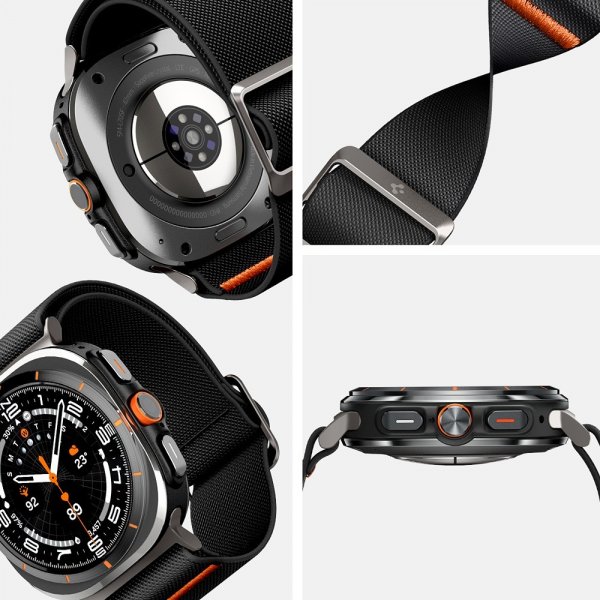 Spigen Samsung Galaxy Watch Ultra Armbånd Lite Fit Svart