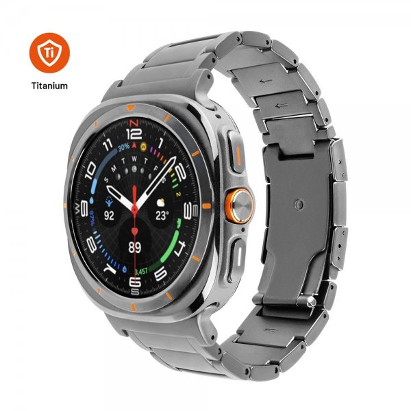 Fixed Samsung Galaxy Watch Ultra Armbånd Titanium Strap Natural