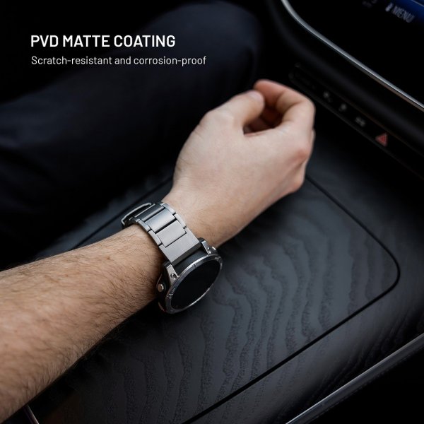 Fixed Samsung Galaxy Watch Ultra Armbånd Titanium Strap Natural