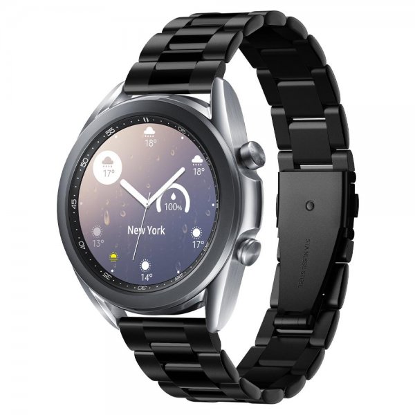 Spigen Samsung Galaxy Watch 20mm Armbånd Modern Fit Svart