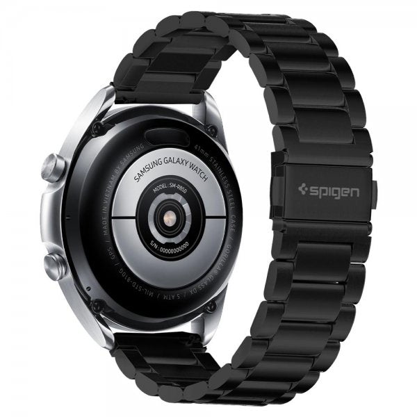Spigen Samsung Galaxy Watch 20mm Armbånd Modern Fit Svart
