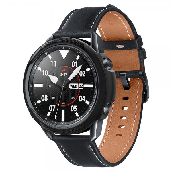 Spigen Samsung Galaxy Watch3 45mm Deksel Liquid Air Svart