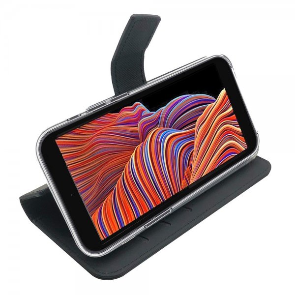 Celly Samsung Galaxy XCover 5 Etui Wally Wallet Case Svart