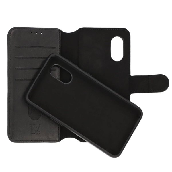 Rvelon Samsung Galaxy XCover 5 Etui Detachable Wallet Case Svart