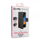 Celly Samsung Galaxy Xcover 6 Pro Etui Wally Wallet Case Svart