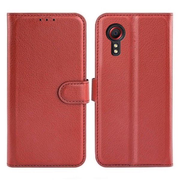 Samsung Galaxy XCover 7 Etui med Stativ Brun