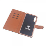 Celly Samsung Galaxy XCover Pro Etui Wally Wallet Case Svart