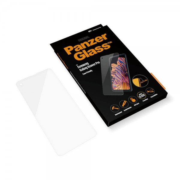 PanzerGlass Samsung Galaxy XCover Pro Skjermbeskytter Edge-to-Edge Case Friendly