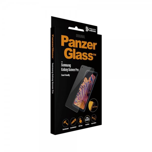 PanzerGlass Samsung Galaxy XCover Pro Skjermbeskytter Edge-to-Edge Case Friendly