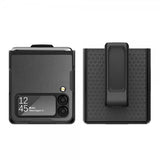 Samsung Galaxy Z Flip 3 Etui med Belteklips Grå