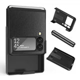 Samsung Galaxy Z Flip 3 Etui med Belteklips Grå