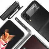Samsung Galaxy Z Flip 3 Etui med Belteklips Grå
