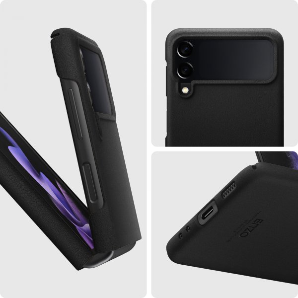 Spigen Samsung Galaxy Z Flip 3 Deksel Enzo Svart