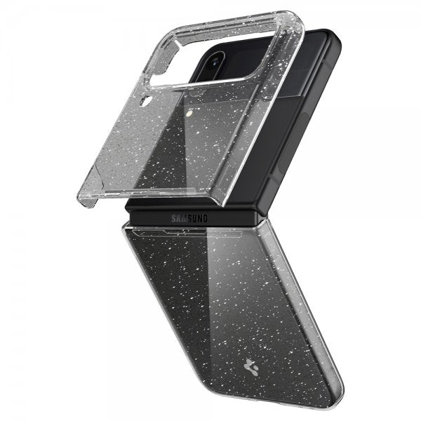 Spigen Samsung Galaxy Z Flip 4 Deksel Air Skin Glitter Crystal Quartz